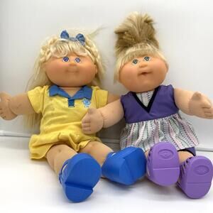 Bundle Cabbage Patch Kids Doll 2009 Play Along Blonde Girl Plush Xavier Roberts